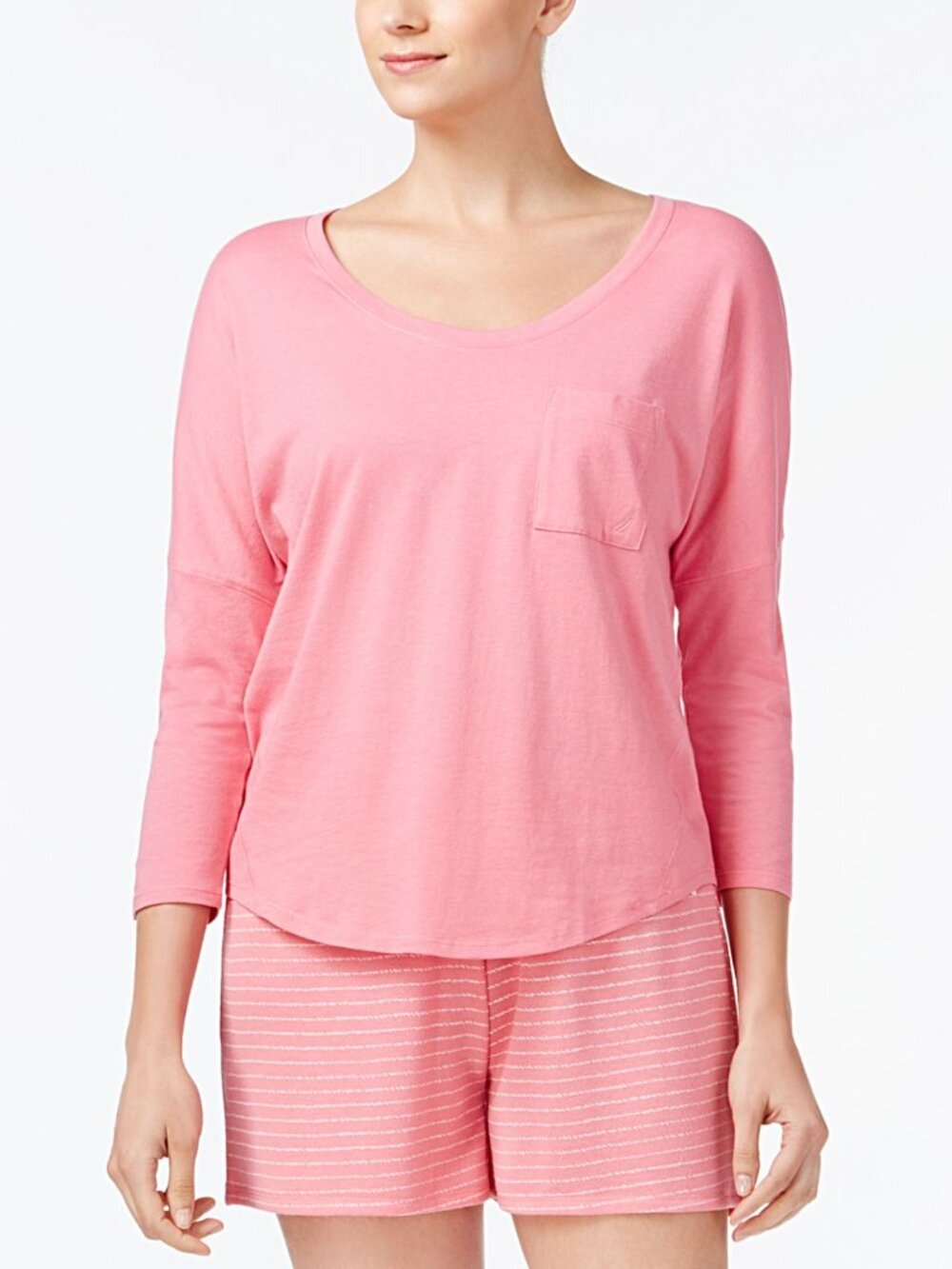 Nautica Womens Sleepwear Pocket Pajama Top Only,1-Piece
